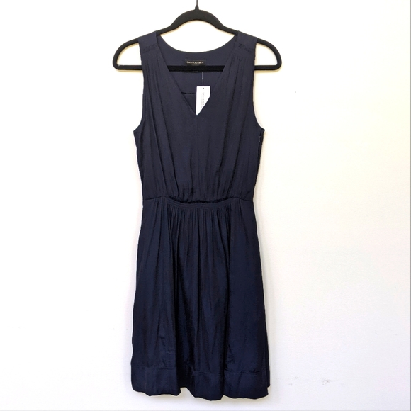 Banana Republic Goddess Dress Navy Blue - Picture 2 of 11